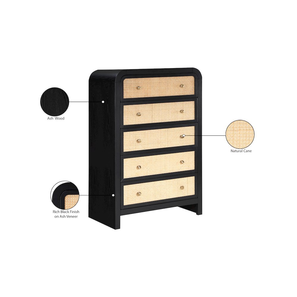 Siena Black Chest