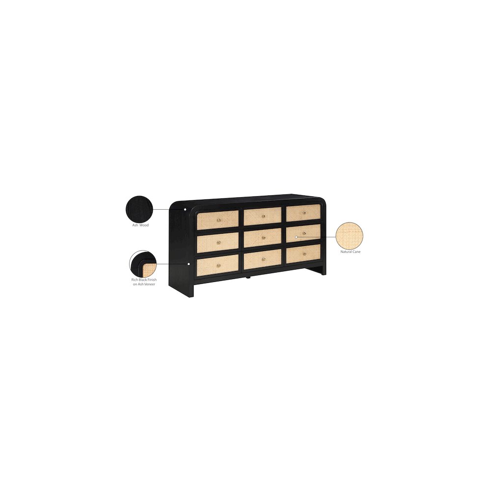 Siena Black Dresser