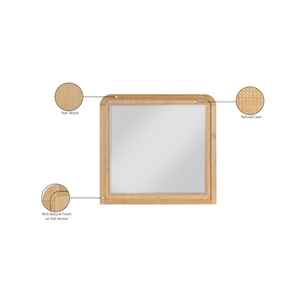 Siena Natural Mirror