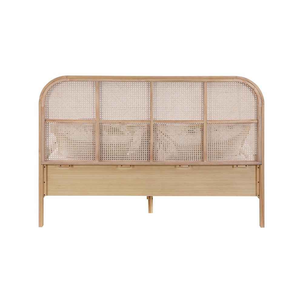 Siena Natural Ash Wood Queen Bed