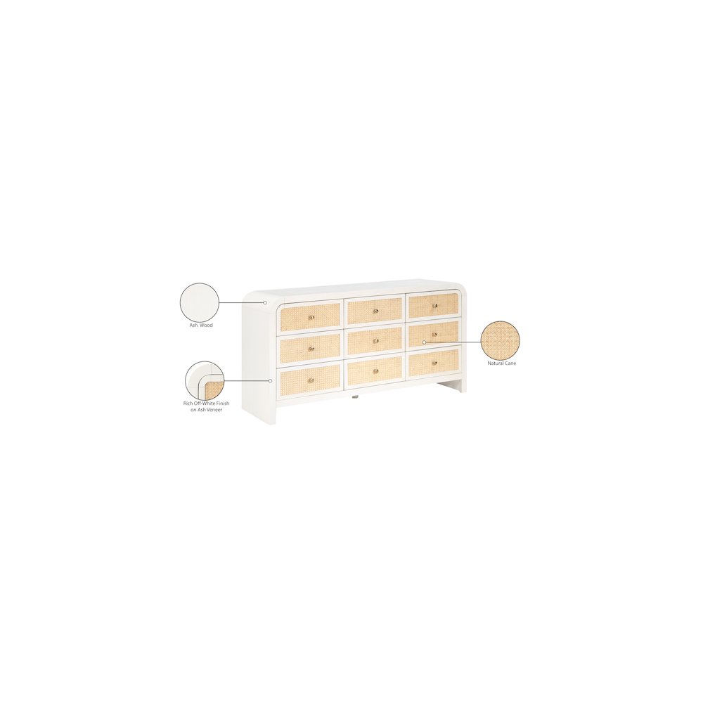 Siena White Dresser