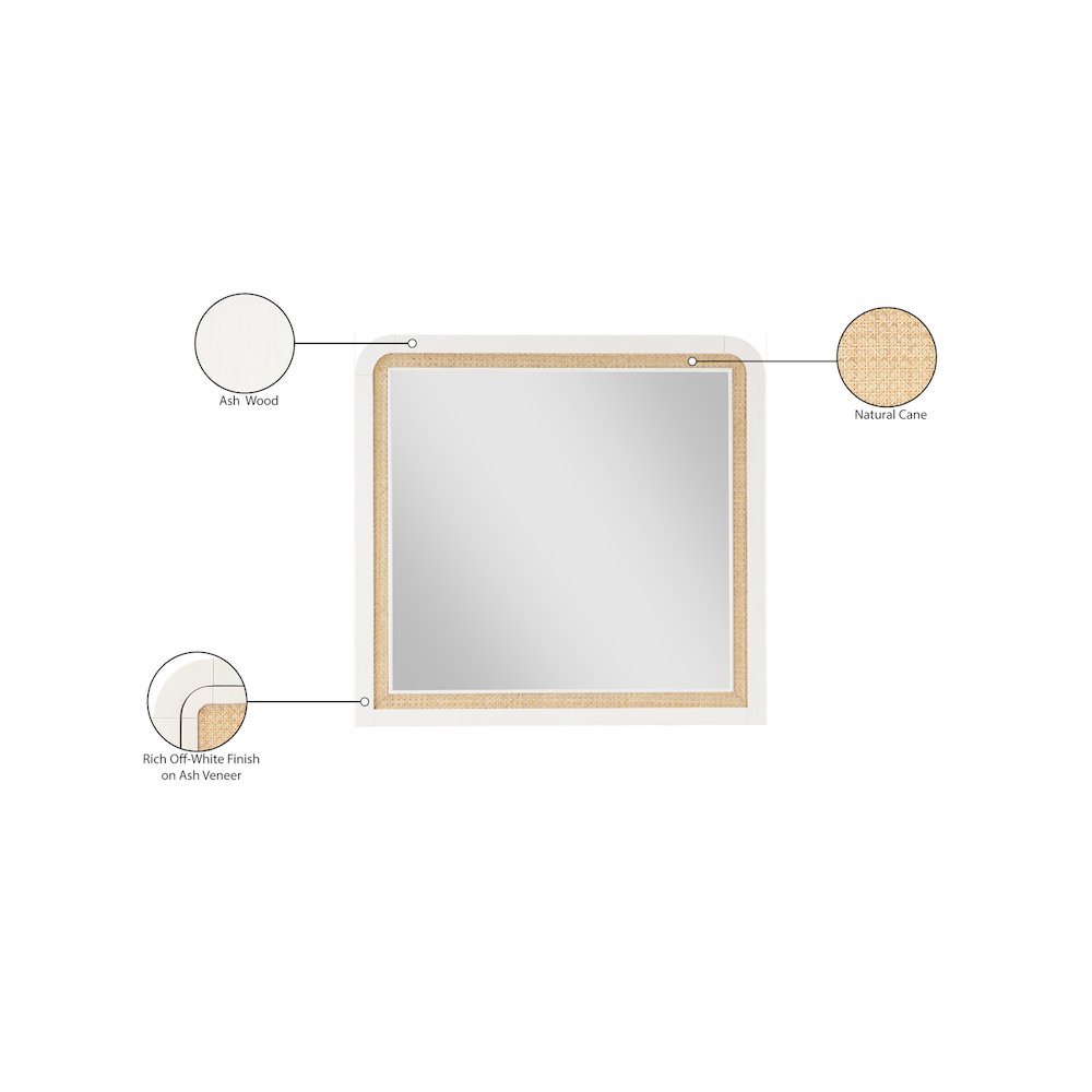 Siena White Mirror