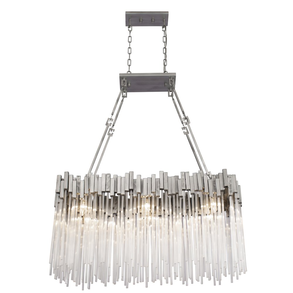 Matrix 6-Lt Linear Pendant - Rainy Night