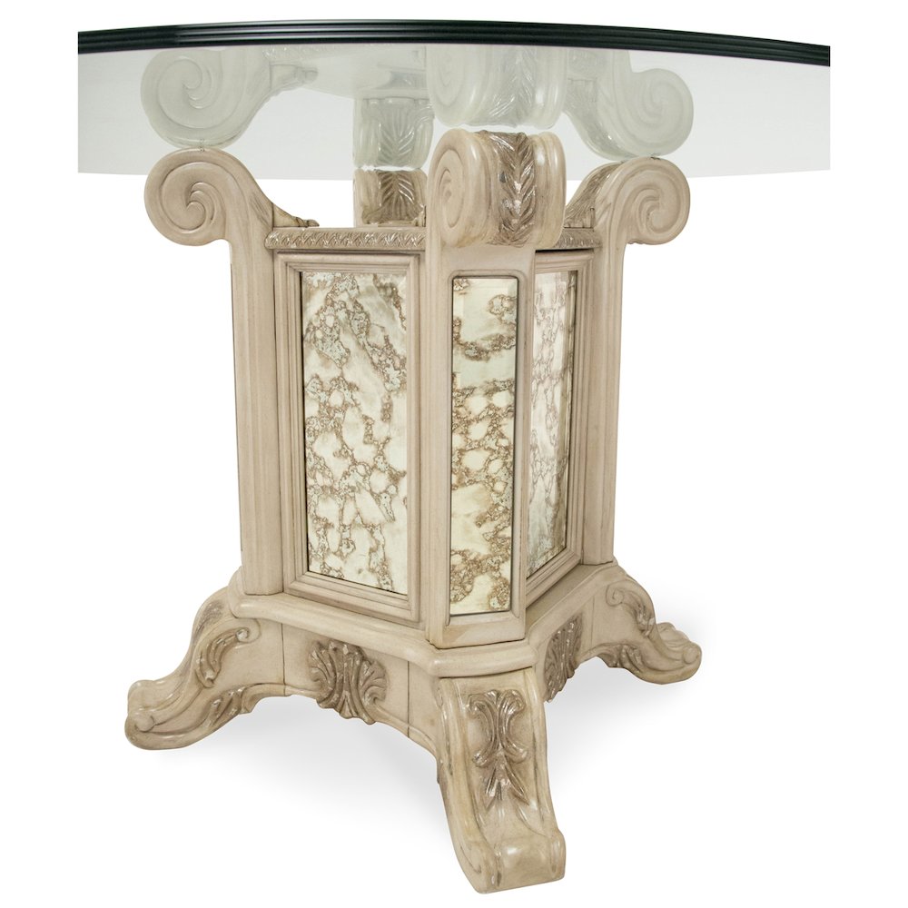 Platine de Royale Round Dining Table - Champagne