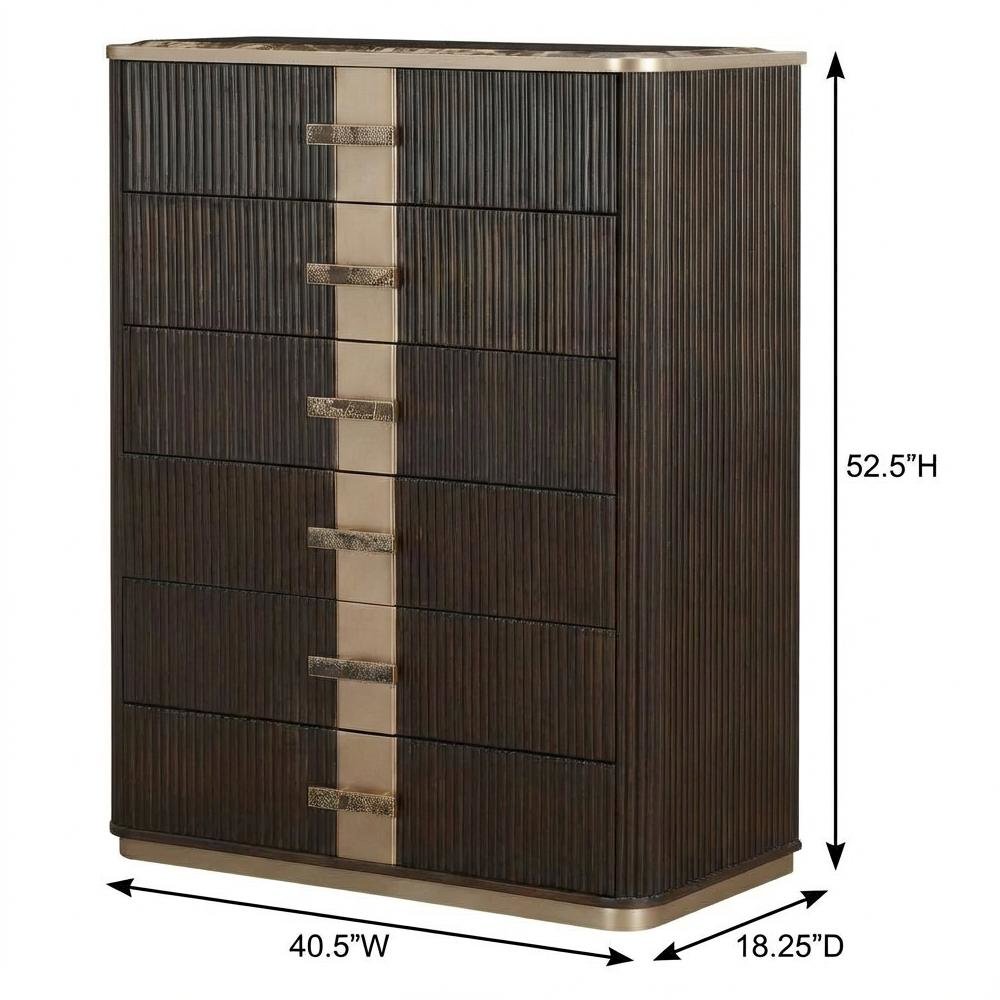 West Kensington Highboy Chest Medium Espresso