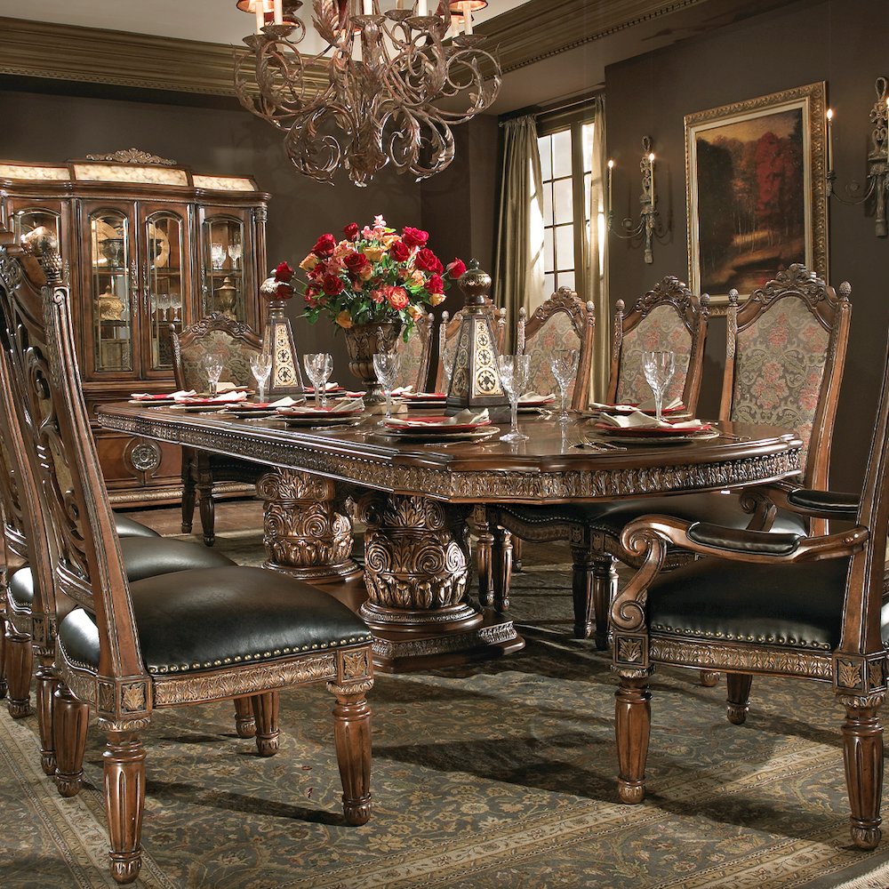 Villa Valencia Rectangular Dining Table - Classic Chestnut
