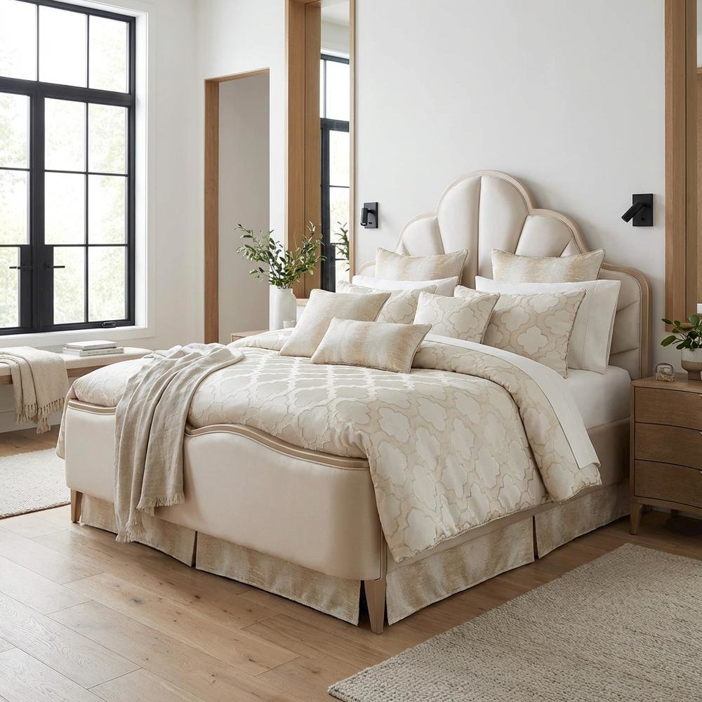 Spectrum 10-Piece King Comforter Set - Pearl