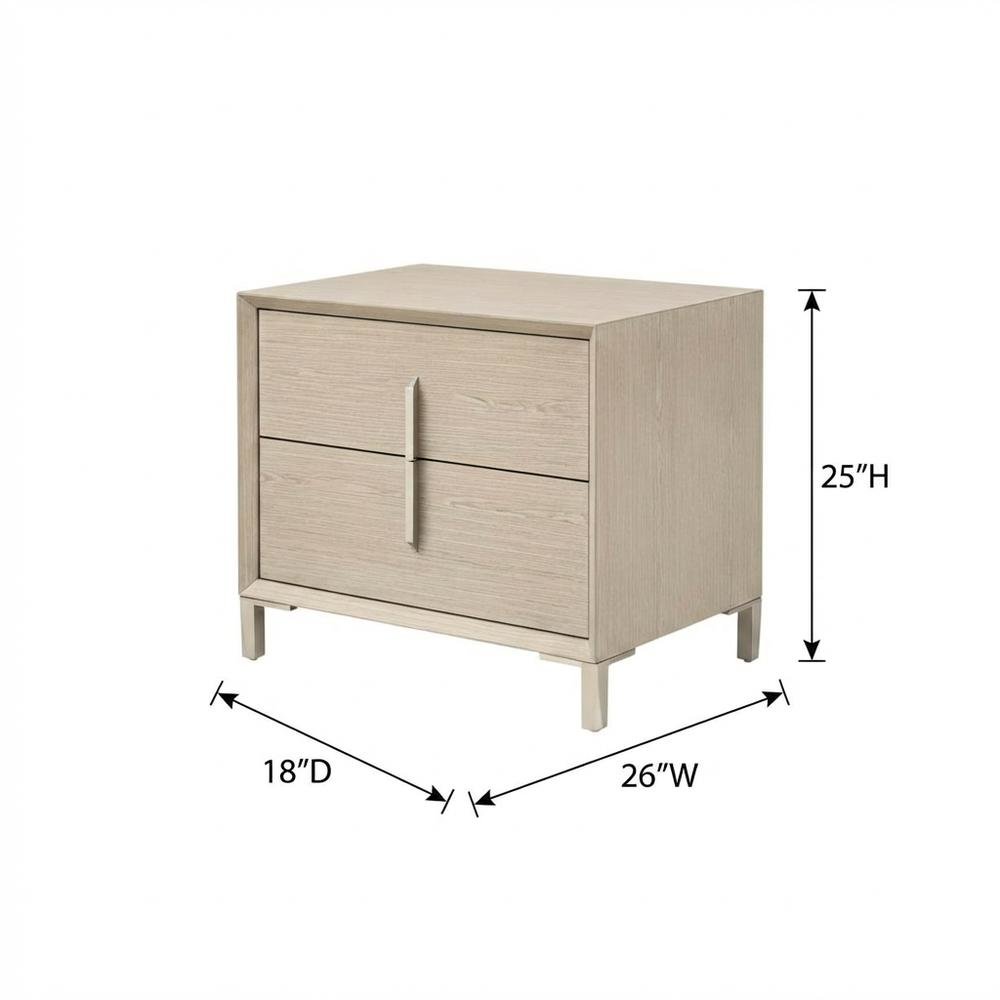 Lotus Bay Large Nightstand - Sand