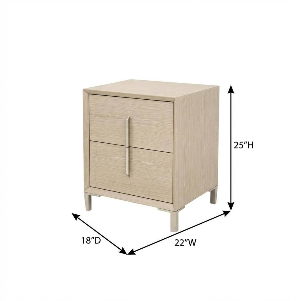 Lotus Bay Small Nightstand - Sand