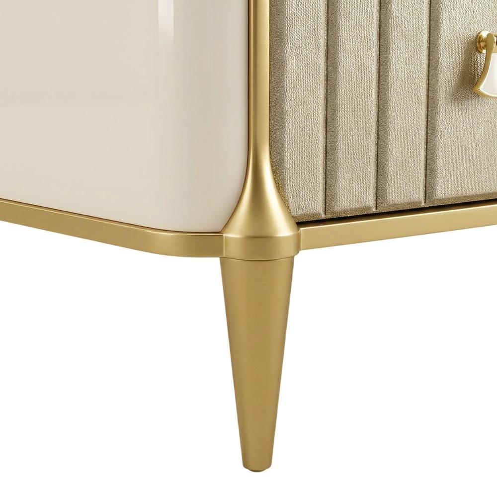 Scotts Square Dresser with Mirror - Light Champagne