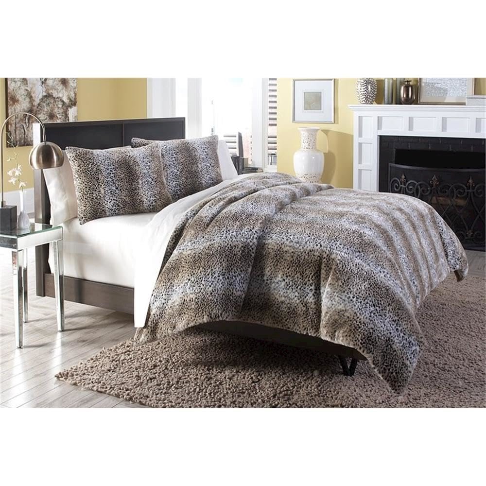 Kasbah 3-Piece Queen Duvet Set - Brown