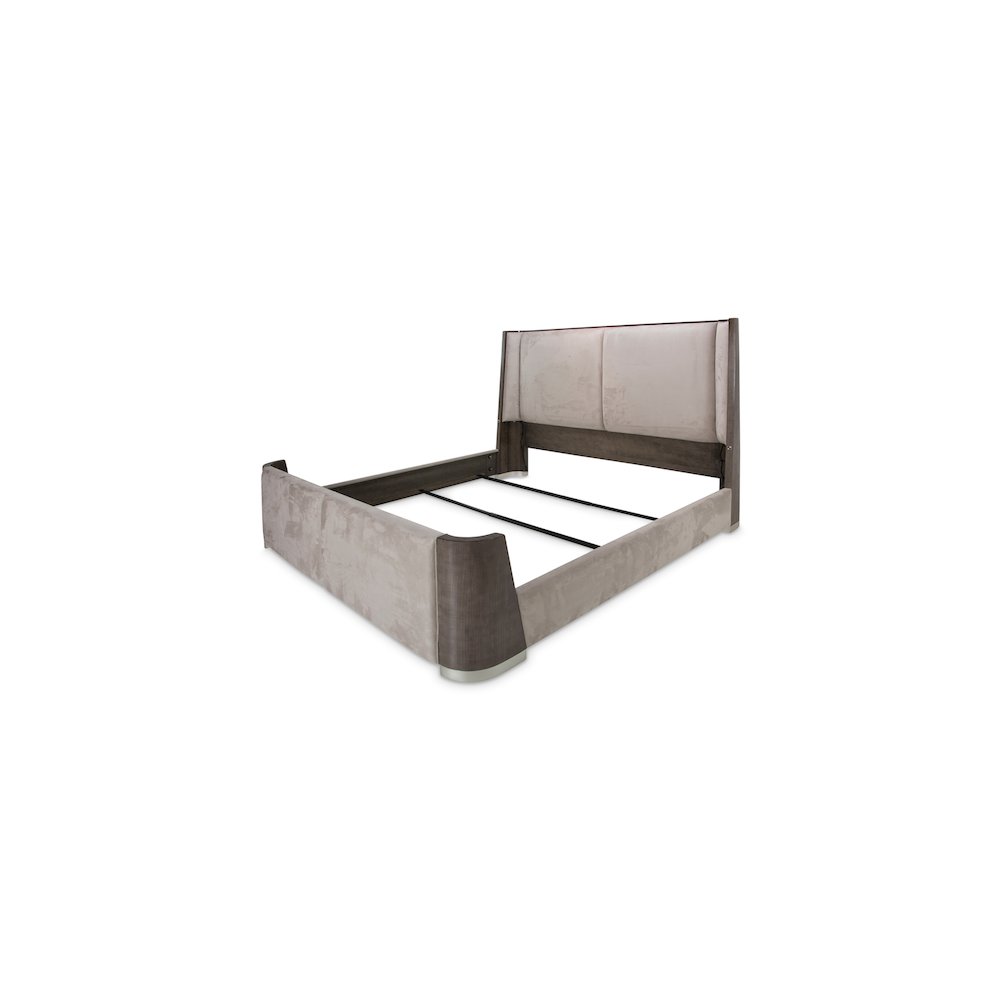 Roxbury Park Eastern King Dual-Panel Bed - Slate