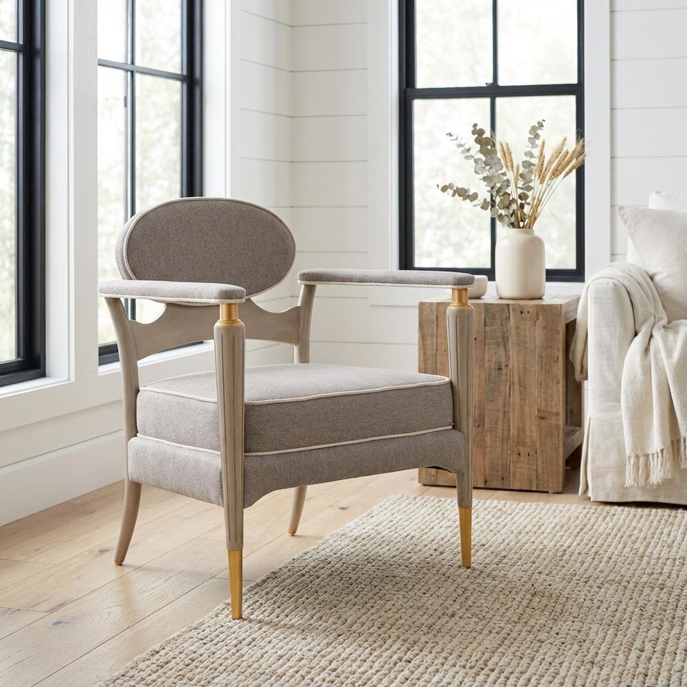 St. Charles Accent Chair - Dove Gray