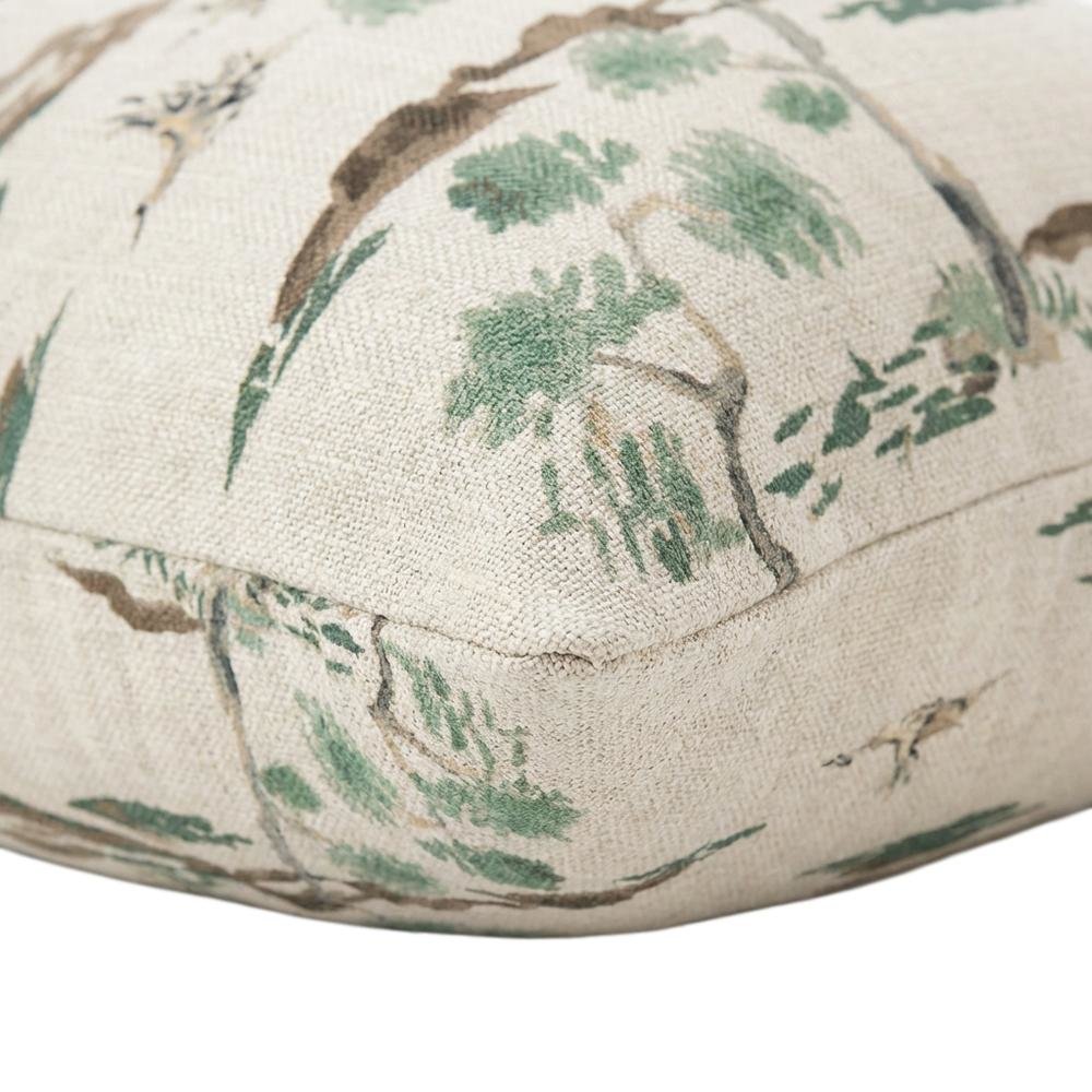 Eden Akari 22" Square Pillow, Set of 2 - Basil Green