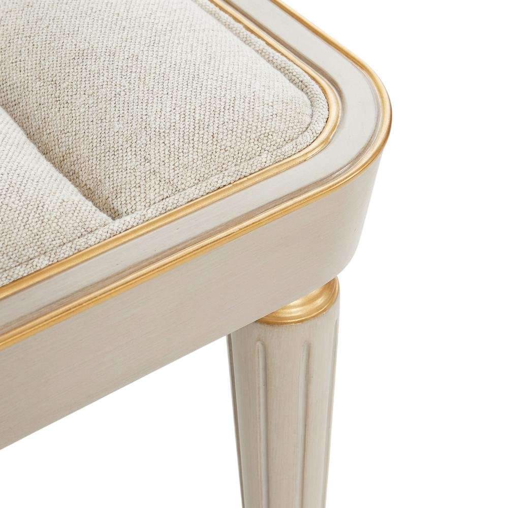 St. Charles Bench - Dove Gray