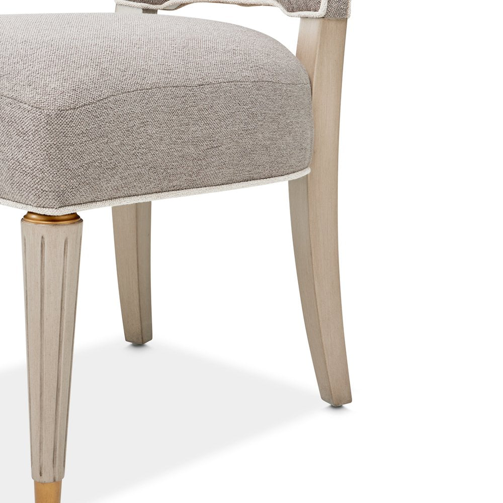 St. Charles Vanity Chair - Dove Gray