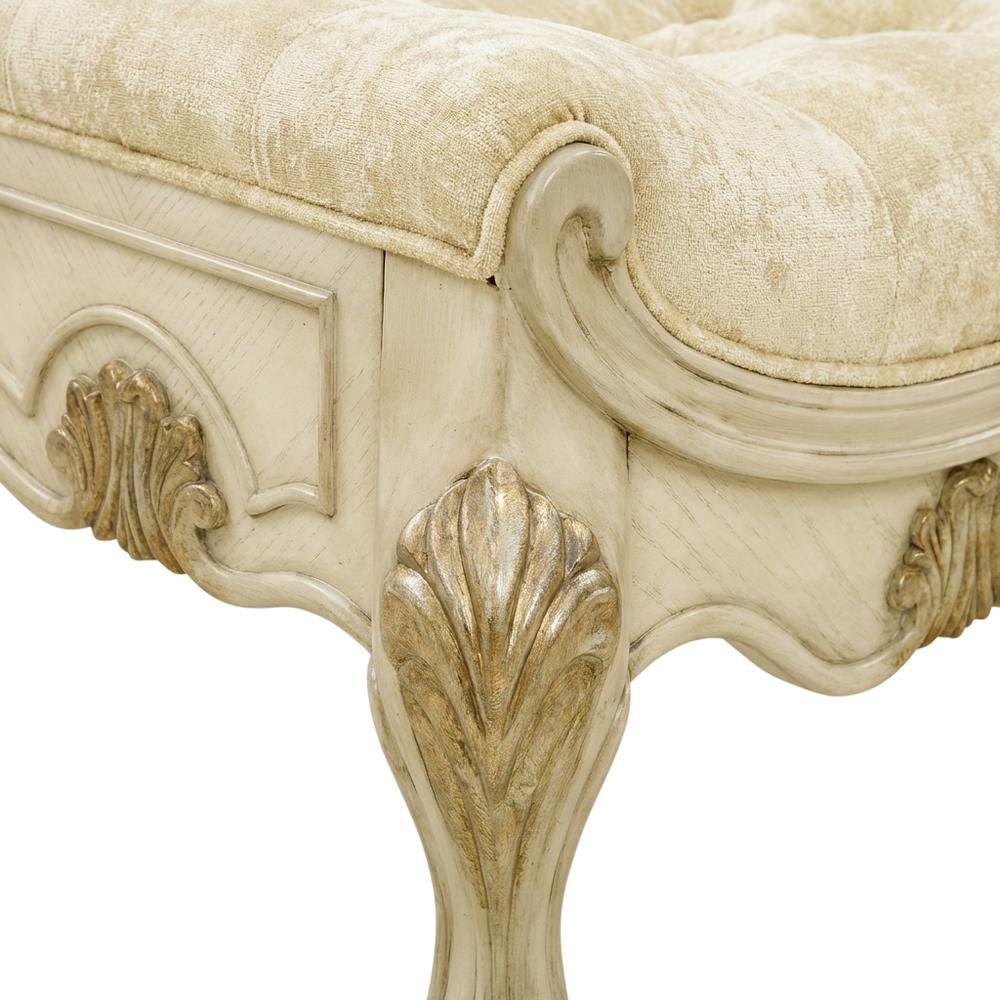 Platine de Royale Vanity Bench - Champagne