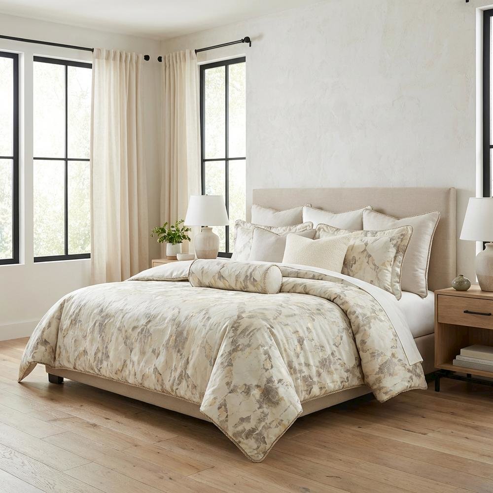 Glennridge 10-Piece King Comforter Set - Frost