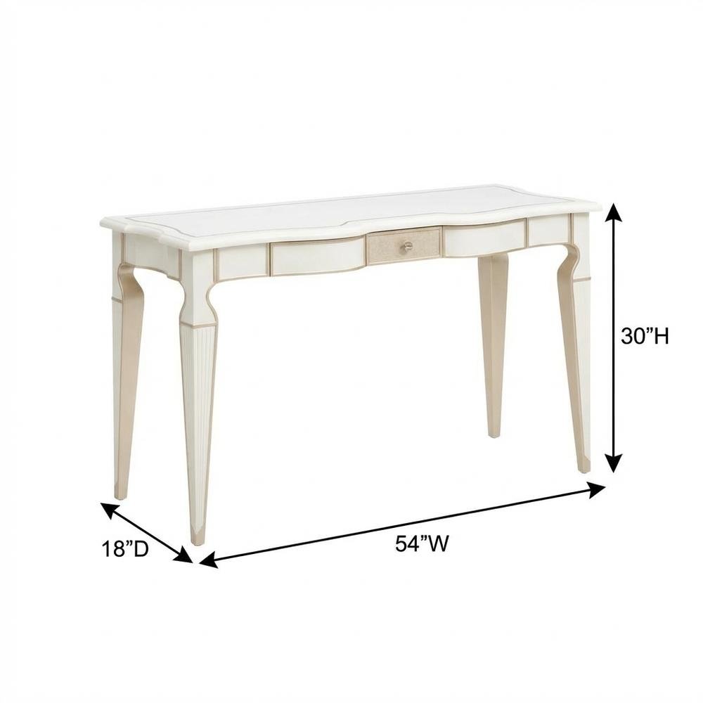La Marisia Console Table - Creamy Pearl