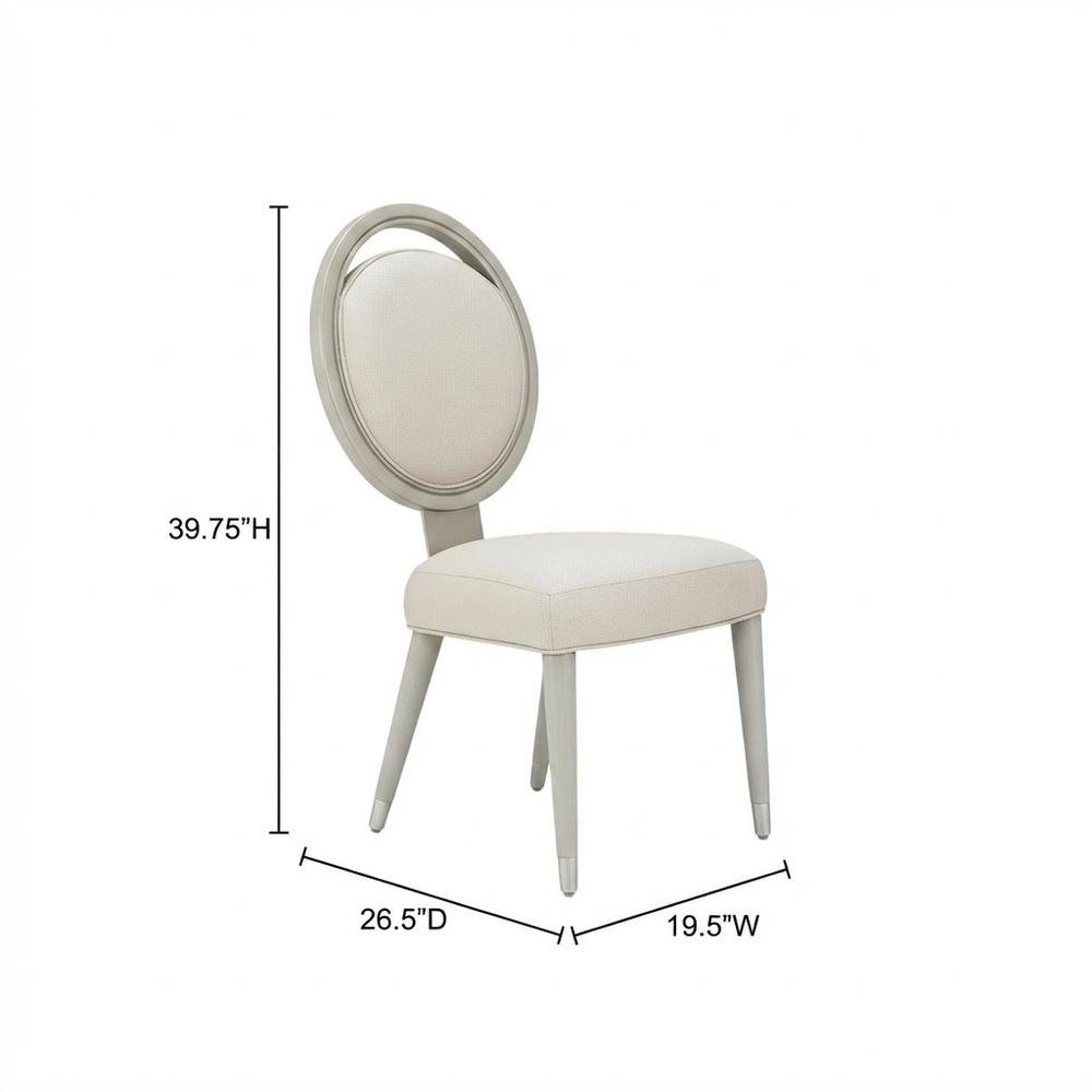 Eclipse Dining Side Chair - Moonlight Gray Set of 2
