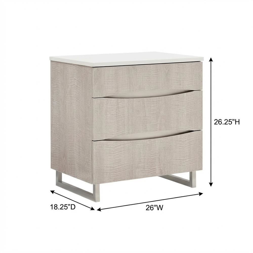 Marin Nightstand - Greige