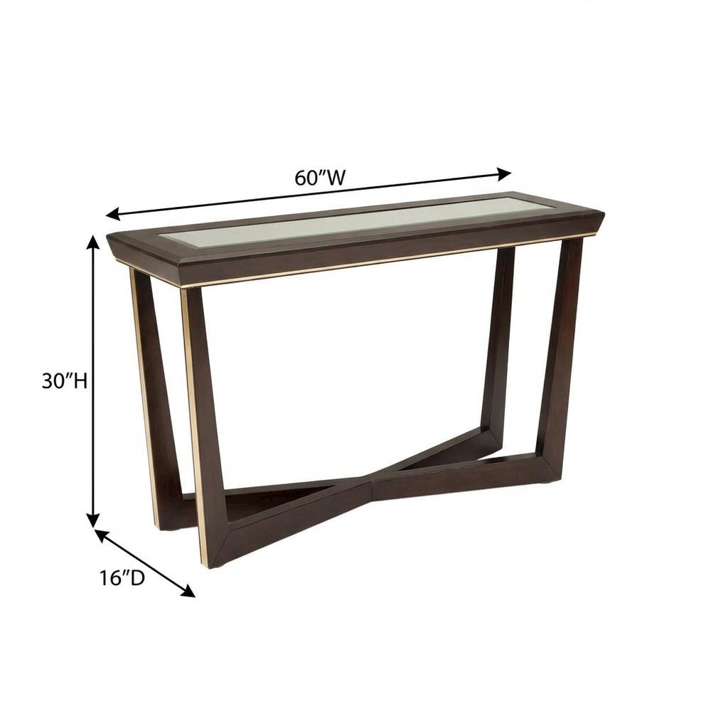 Belmont Place Console Table - Espresso