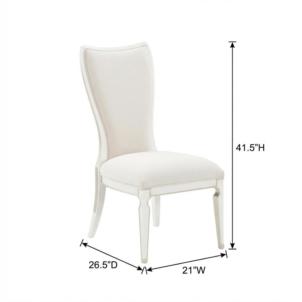 La Marisia Dining Side Chair, Set of 2 - Tranquil/Creamy Pearl
