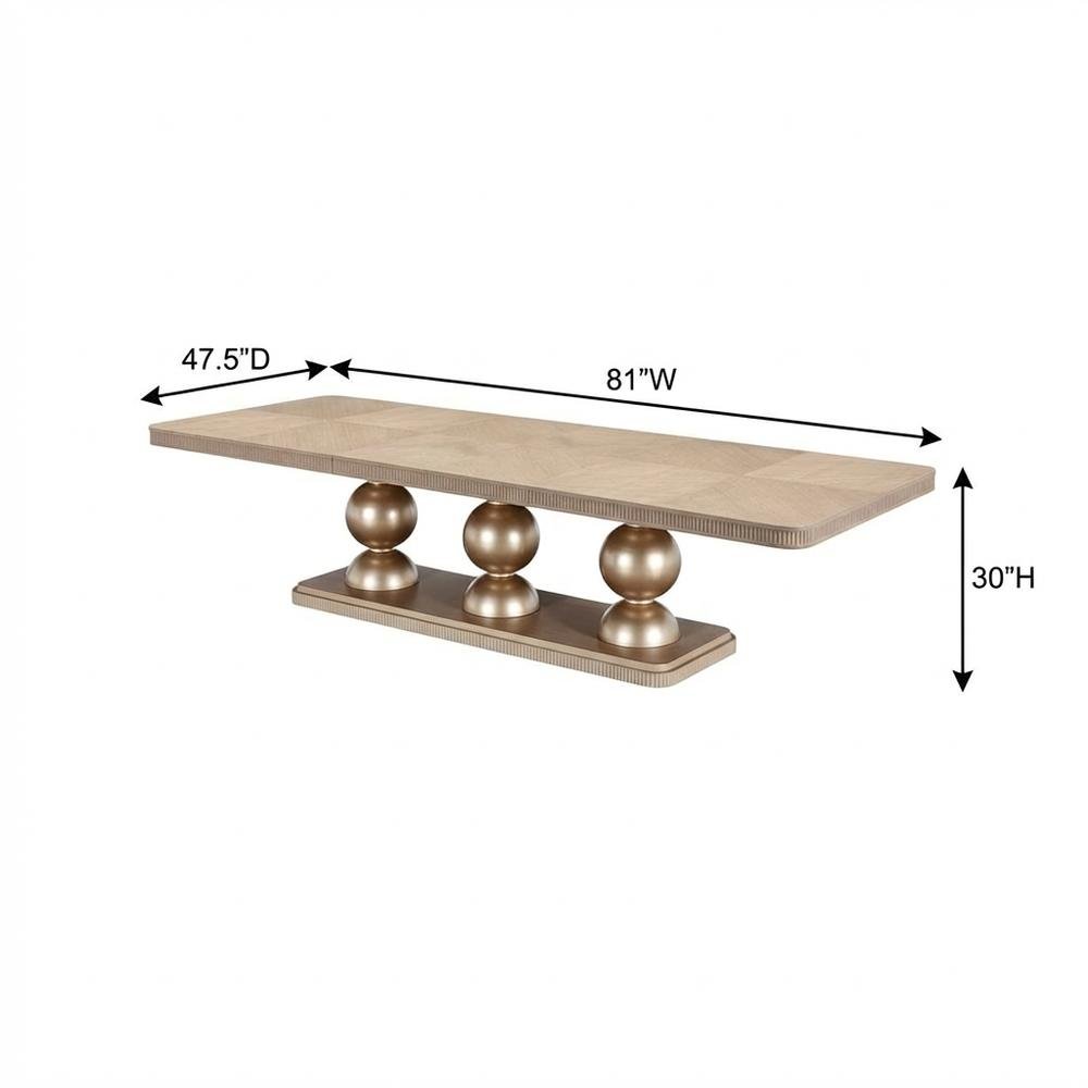 West Kensington Rectangular Dining Table - Sea Salt Caramel