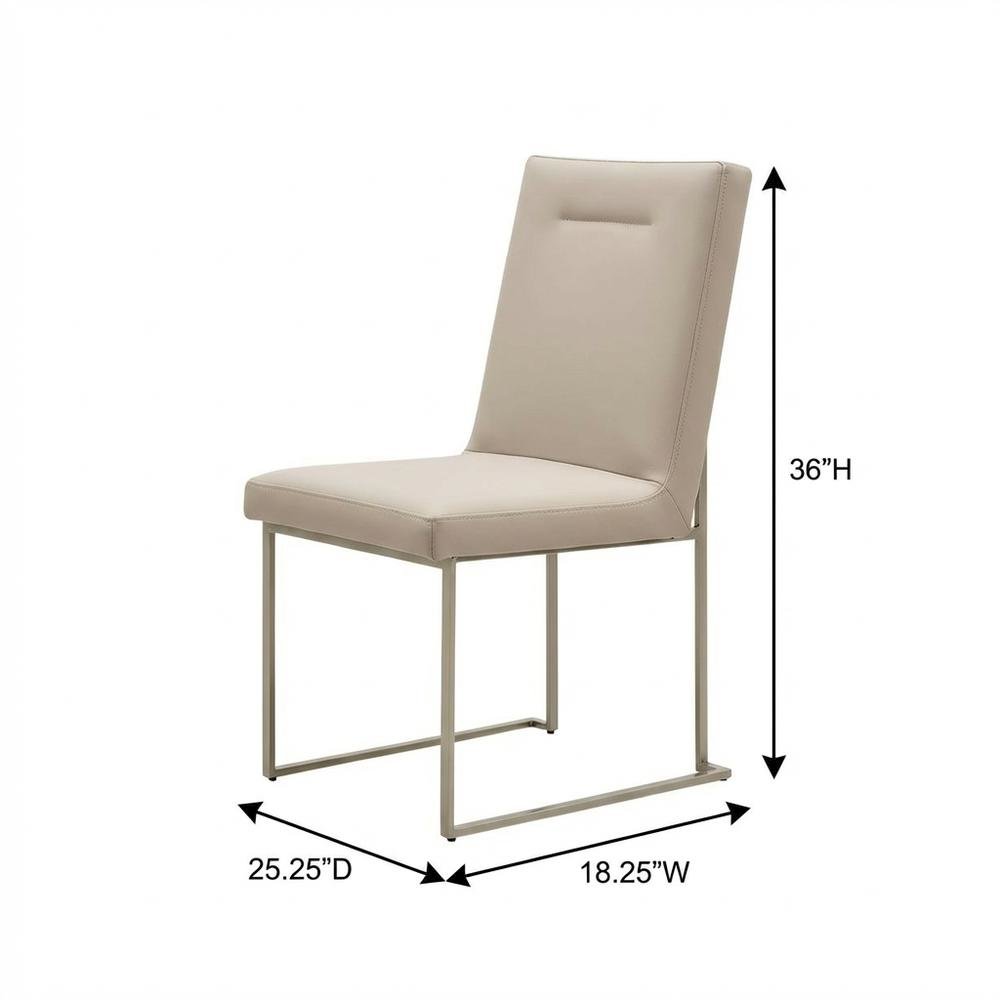 Marin Dining Side Chair - Greige Set of 2