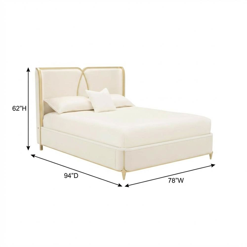 Scotts Square Cal. King Bed - Light Champagne