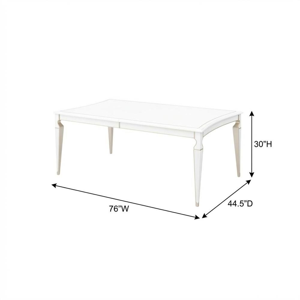 La Marisia Rectangular Dining Table - Creamy Pearl