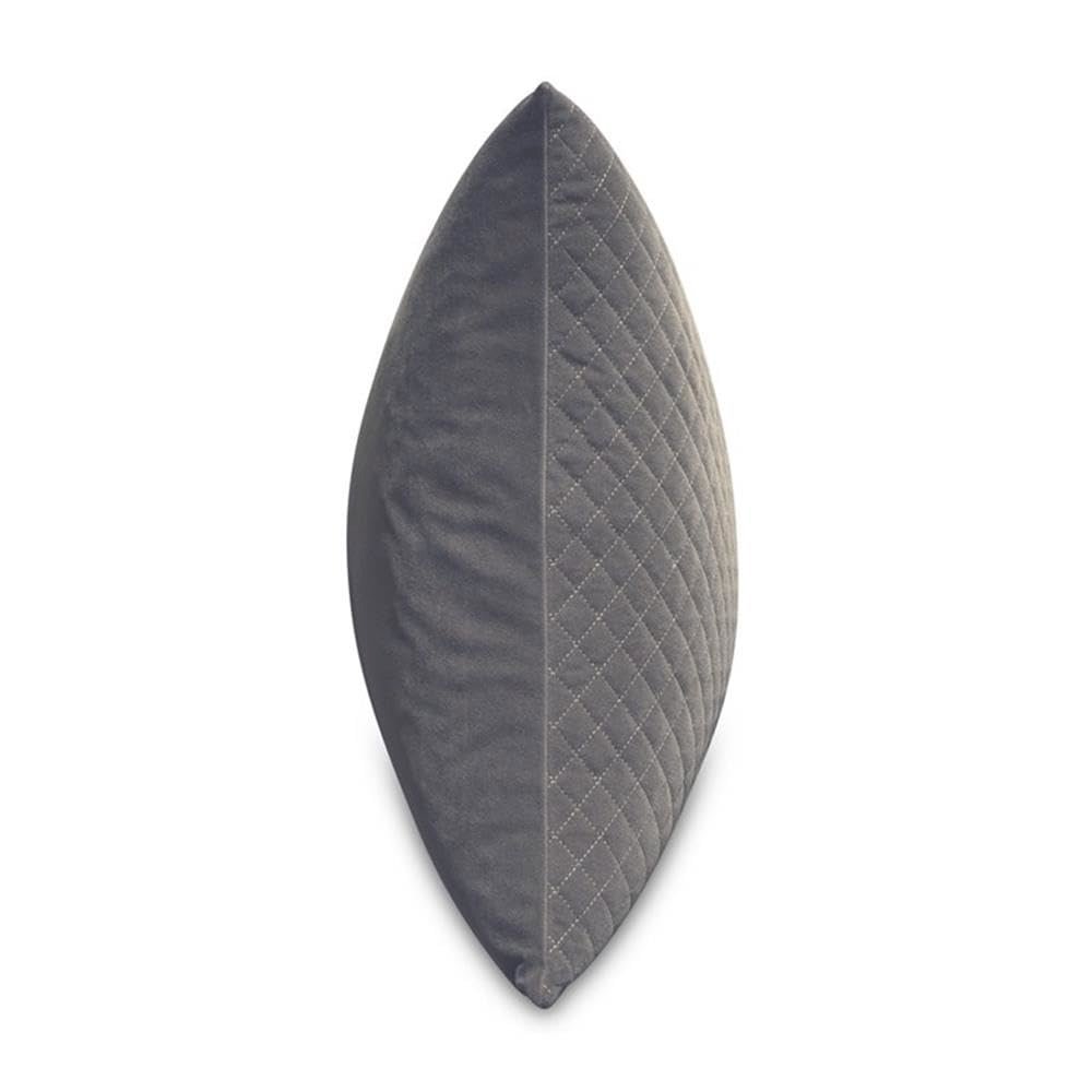 Gemma 21" Velvet Throw Pillow, Set of 2 - Dove