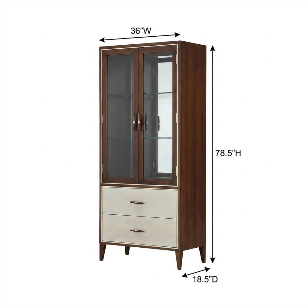 Houston Display Cabinet - Walnut