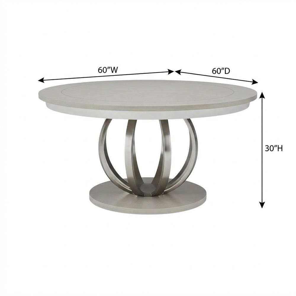 Eclipse Round Dining Table - Moonlight Gray