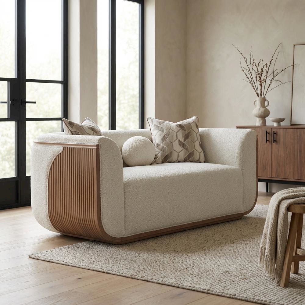 West Kensington Loveseat - Buff/Seal Salt Caramel