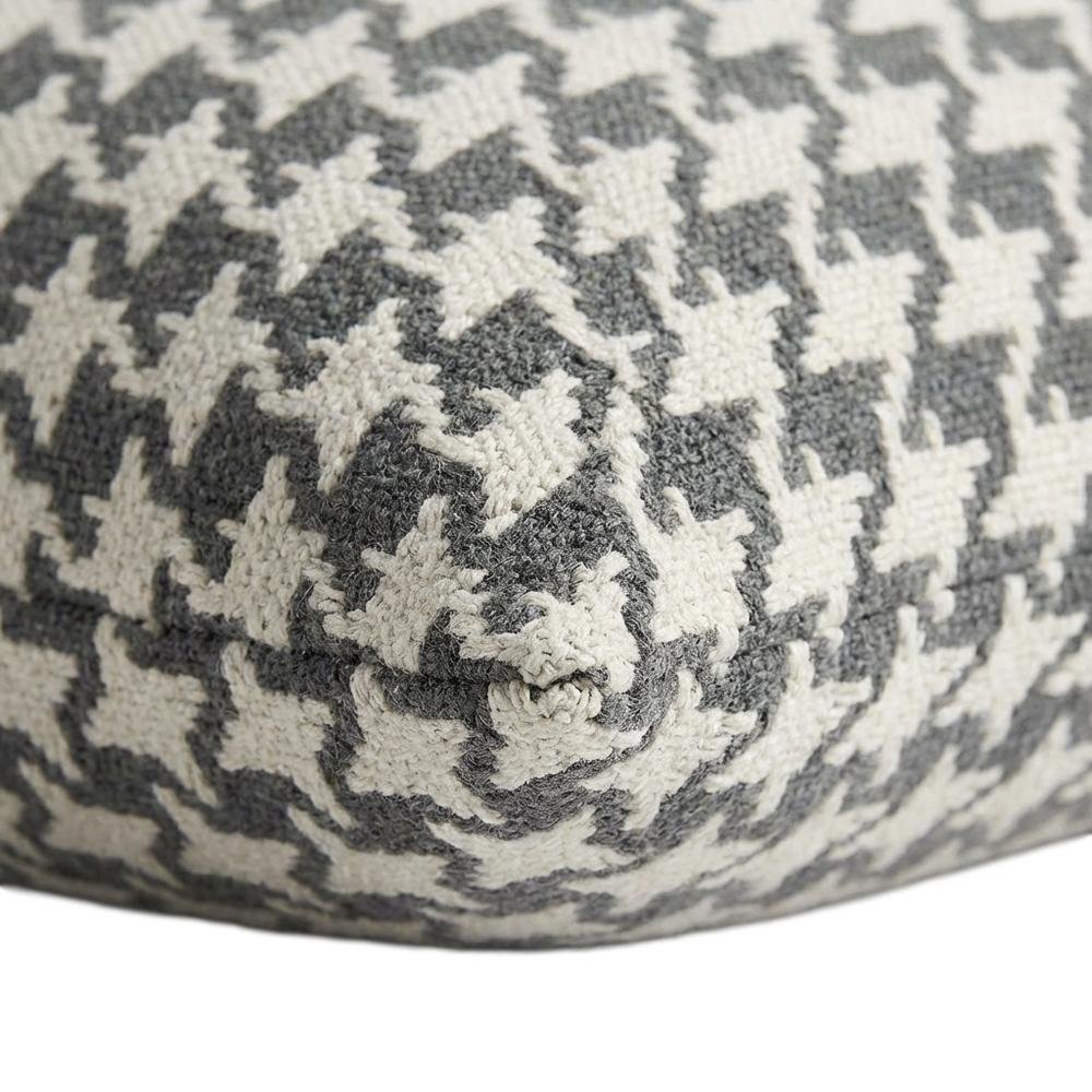 Moonbeam Georgia 21" Chenille Throw Pillow, Set of 2 - Dove Gray