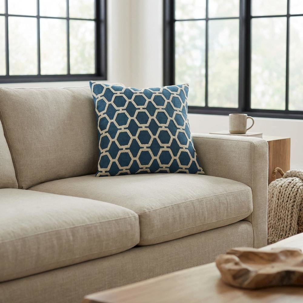 Sundance Gilbert 21" Square Throw Pillow - Juniper