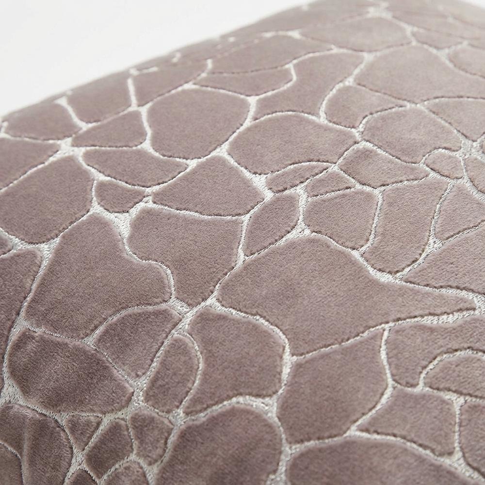 GLAMtastic Crackle 22" Square Pillow, Set of 2 - Fog