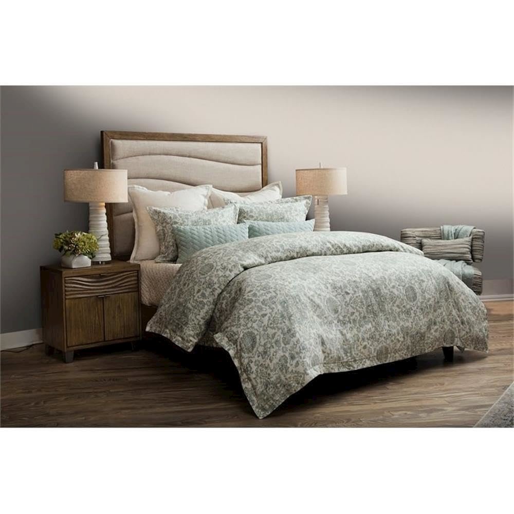 Northridge 7-Piece Queen Duvet Set - Spa