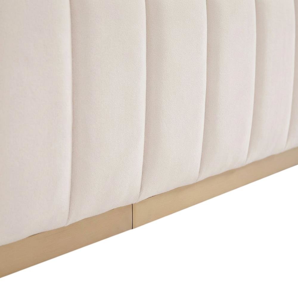 Ariana Sofa - Beige/Gold