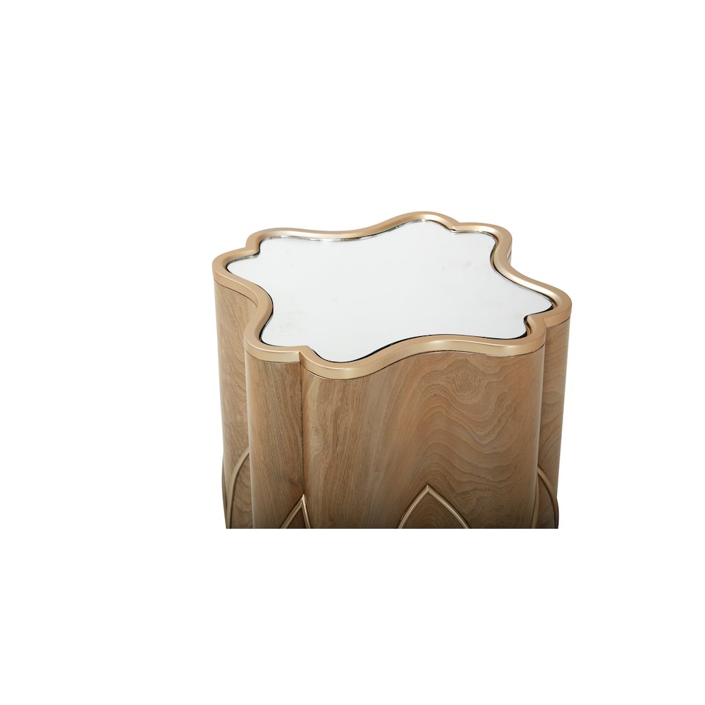 Villa Cherie Chairside Table - Caramel