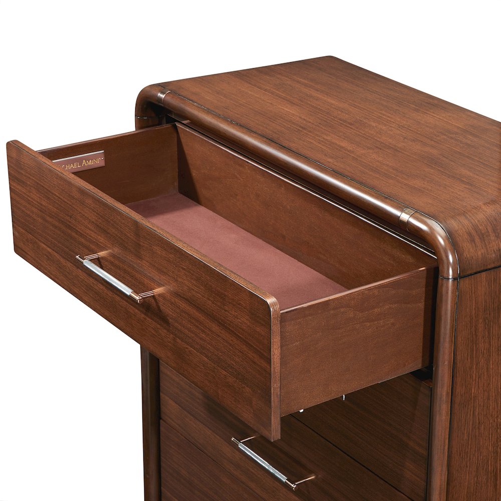 Mason Park 5-Drawer Gentlemen's Chest - Umber