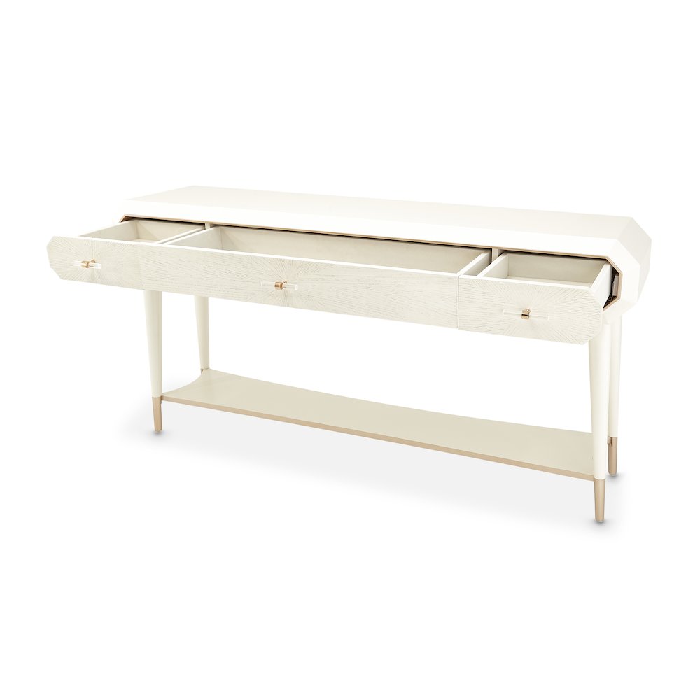 La Rachelle Console Table - Champagne