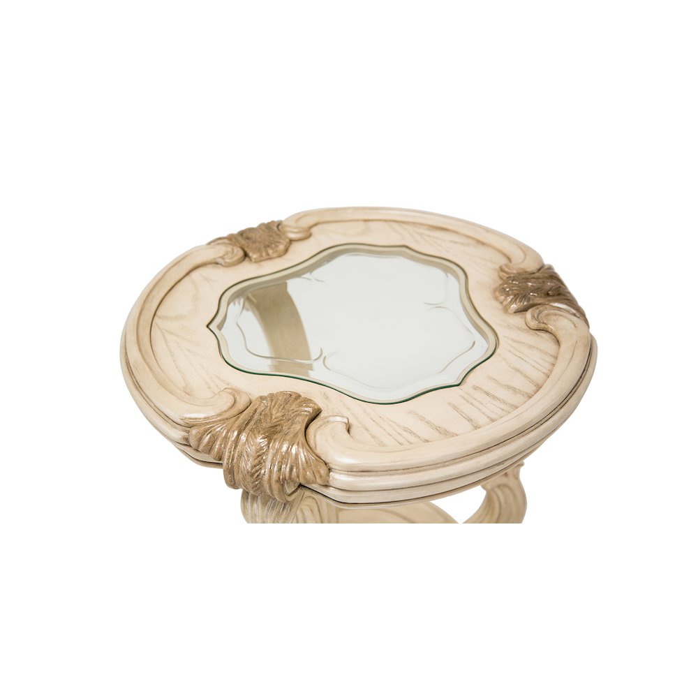 Platine de Royale Chair Side Table - Champagne