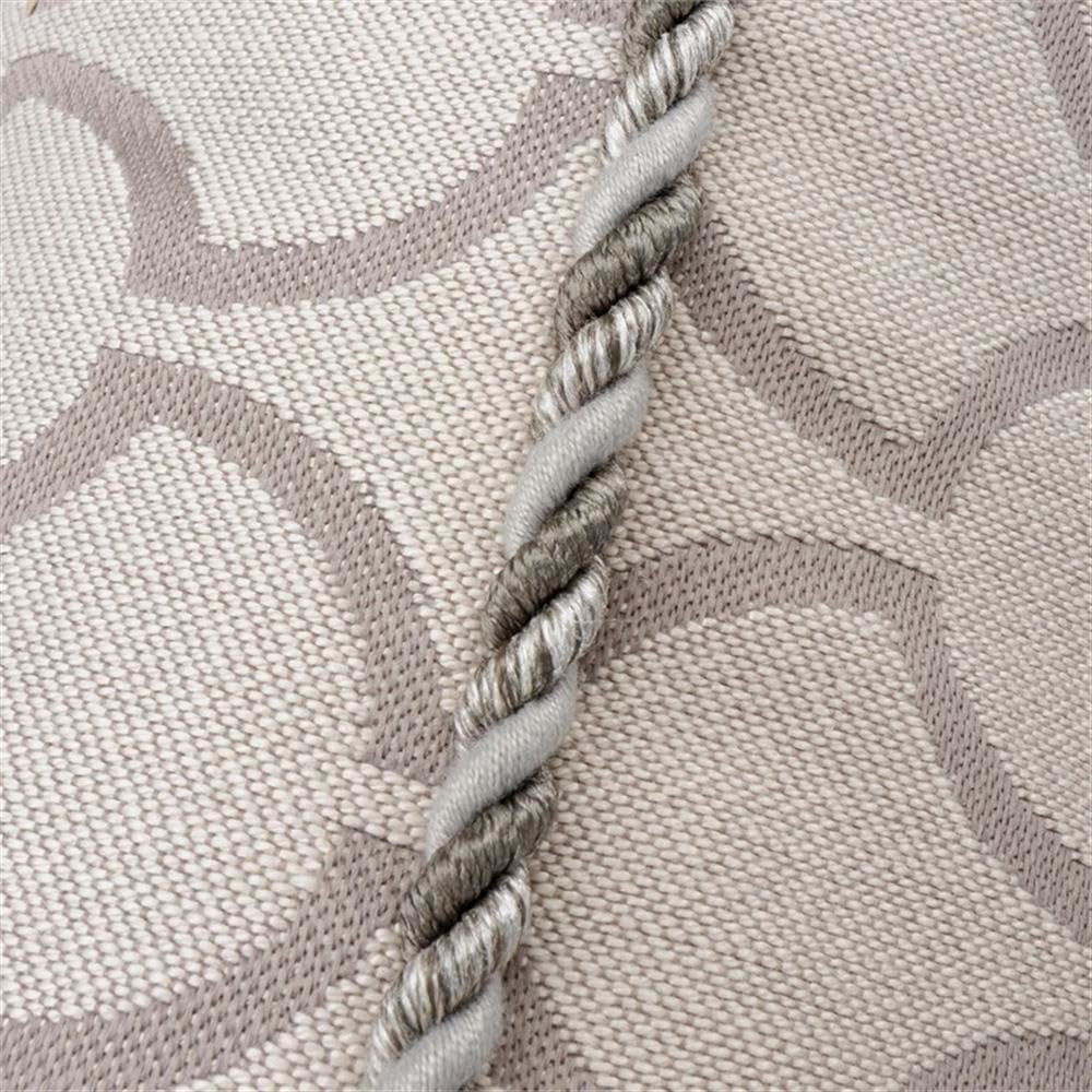 Moonbeam Paragon 20" Square Pillow, Set of 2 - Taupe/Silver