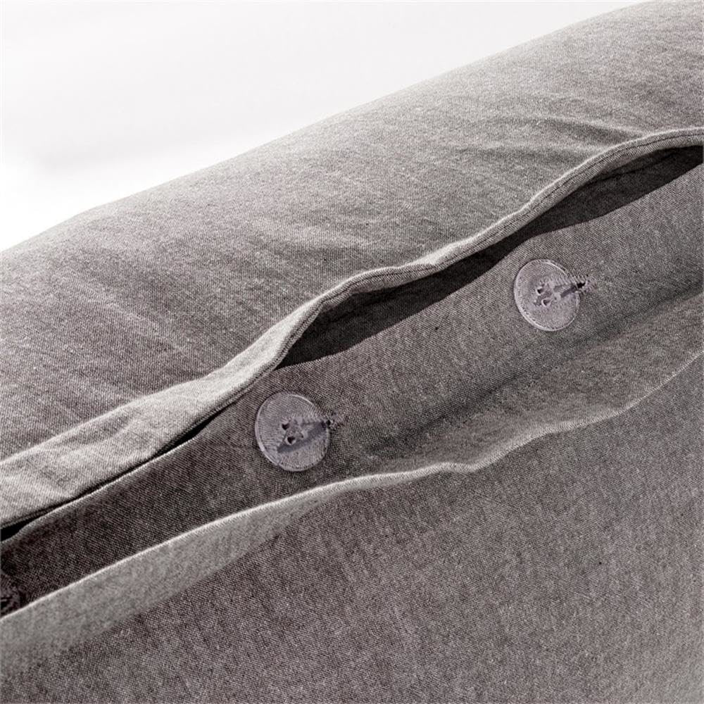 Ultra 7-Piece Queen Duvet Set - Grey