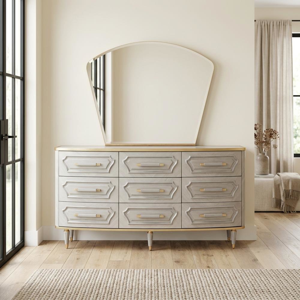 St. Charles Dresser & Mirror Dove Gray