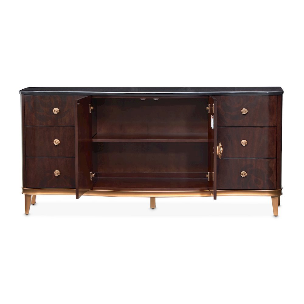 Camellia Field Dresser - Warm Pecan