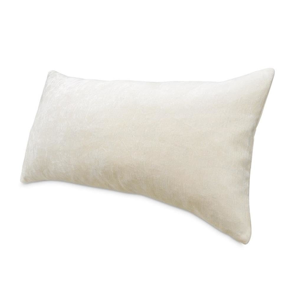 The Smith 13"x24" Oblong Chenille Pillow, Set of 2 - Cream