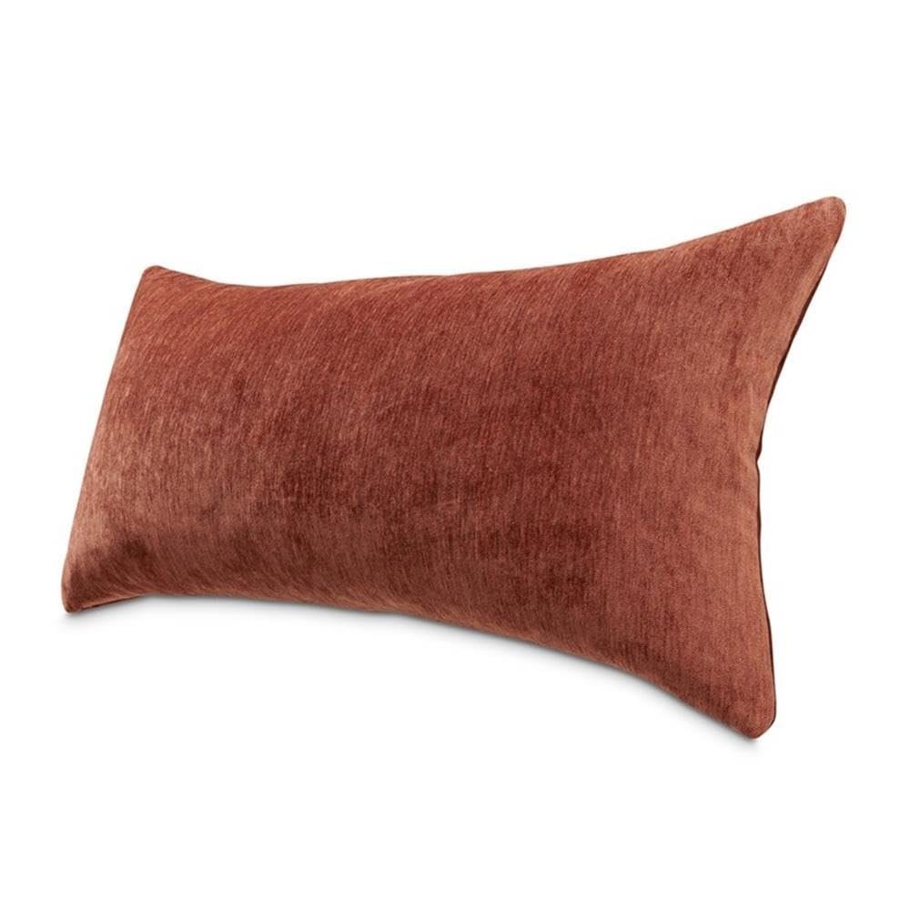 The Smith 13"x24" Oblong Chenille Pillow, Set of 2 - Sienna